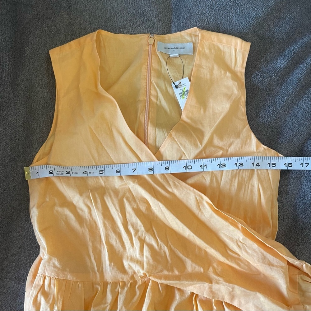 Banana Republic Orange Maxi Dress - Picture 8 of 10